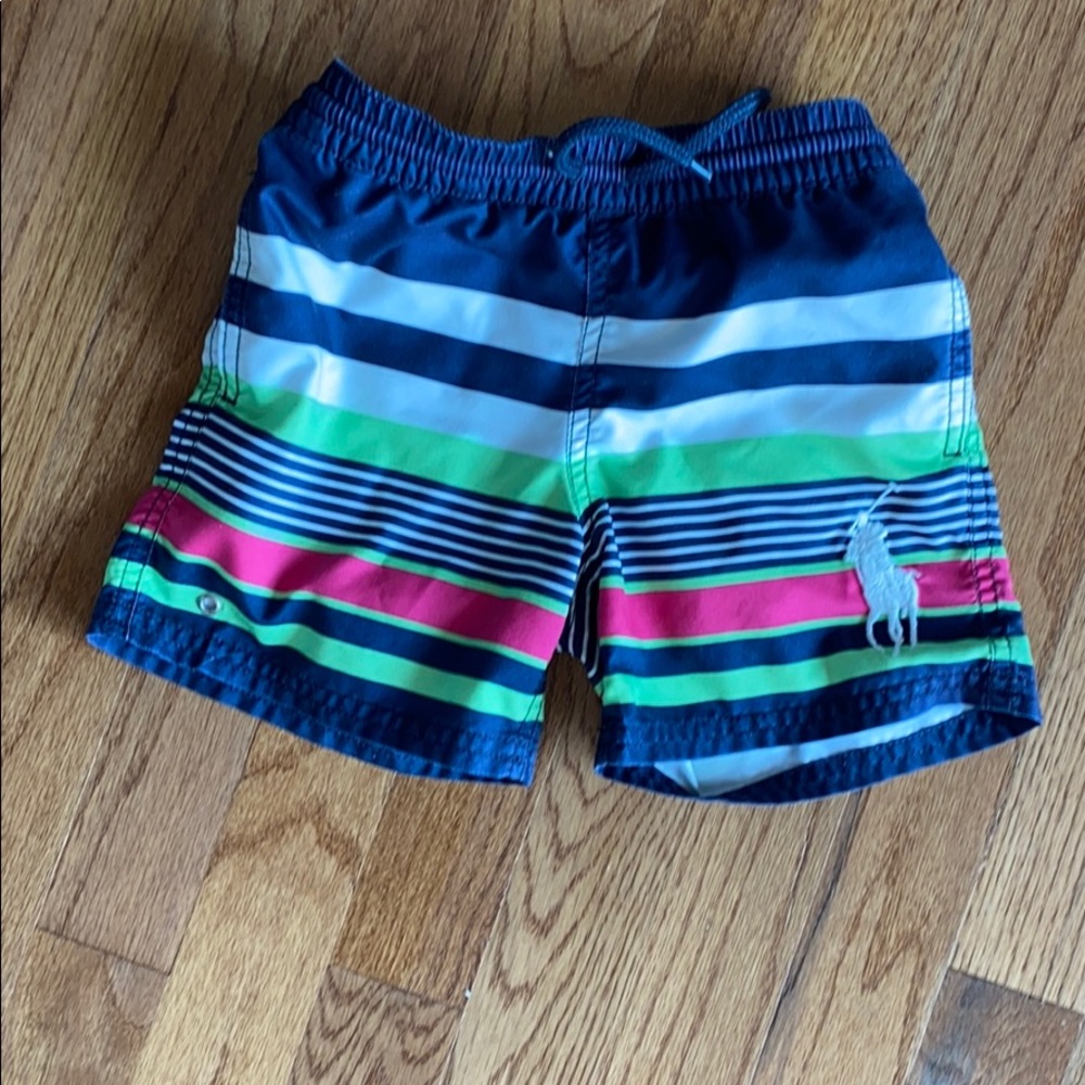 Toddler polo bathing suit